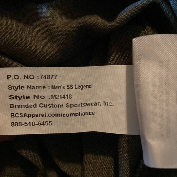 Nike Oklahoma State Cowboys Army Green  Tee - Picture 3 of 4